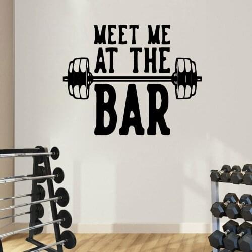 Creative GYM Wall Stickers Self Adhesive Art Wallpaper For Kids Rooms Decoration Waterproof Wall Art Decal