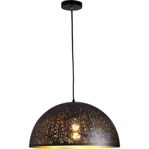 Chandelier restaurant entrance bar American handmade hollow iron chandelier designer personality lamps