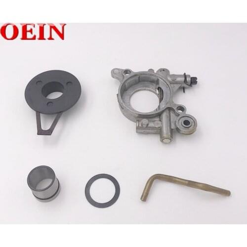 Oil Pump Assembly With Pipe For Husqvarna 362 365 371 372 Jonsered 2063 2165 2071 2171 Oil Pump Worm Chainsaw Parts