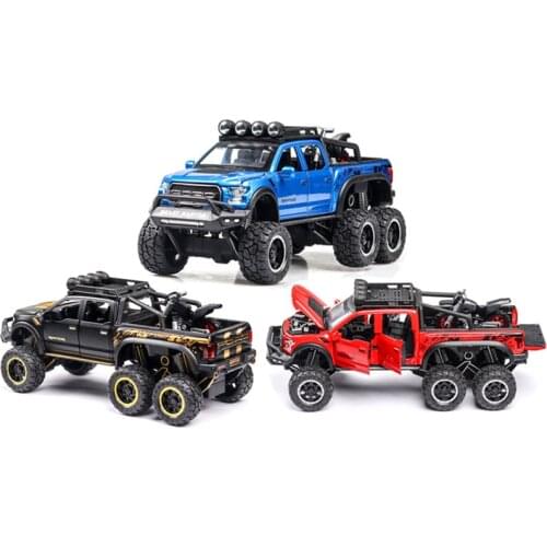 KaKBeir 1:24 Ford F150 Car Model Alloy Car Die Cast Toy Car Model Pull Back Childrens Toy Collectibles Free Shipping