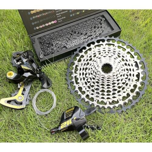 MTB Bike 12 Speed Groupset for SRAM XD Hub LTWOOAT Shifter + Rear Derailleurs + sroad 10-50T Cassette 12V + SUMC 12S XL Chain