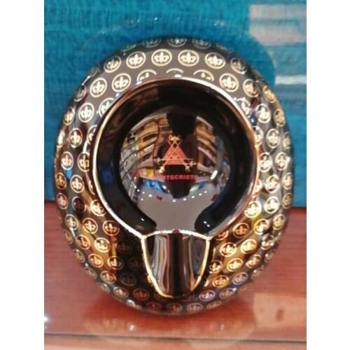 New Business Ashtray Metal Pocket Cigarette Cigar Ash Tray Travel Ashtray Cigar Office Gift Fit Cohiba