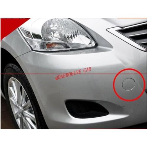 QDAEROHIVE front Bumper Trailer Cover Tow Bracket Cover Bumper Tow Hook Cover Cap for TOYOTA VIOS 2008-2013