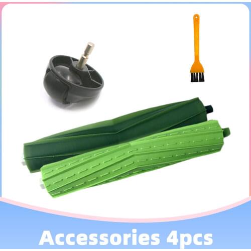 For iRobot Roomba i3 i7+ i7 E5 E6 Series Robot Vacuum Cleaner Spare Parts Front Castor Wheel Main Rubber Rolling Brush