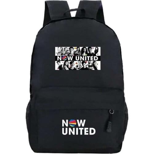 Mochila Now United Backpack Students Back to School Book Bag Boys Girls school bag Teens Sport Bag Mens Large capacity Rucksack