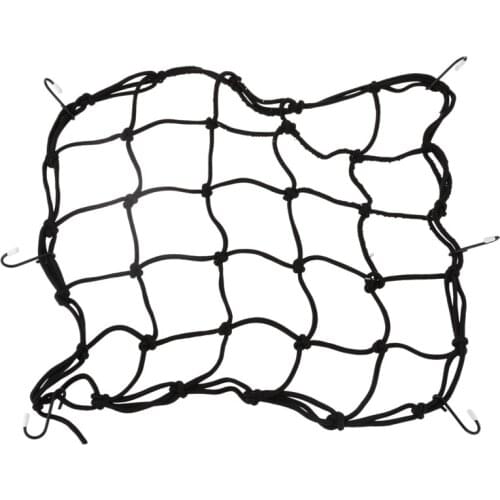 Premium Bike Bungee Cargo Net - X-thick Cord - 6 Hooks
