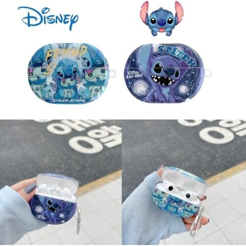 New Disney Stitch Cartoon Anime Silicone Headphone Protective Case for HUAWEI Freebuds Pro Anti-drop Protection Cute Soft Shell
