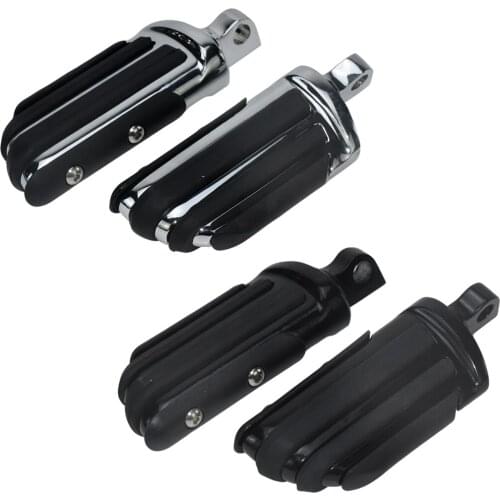 Universal 10mm Highway Male Mount Foot Pegs Footrest For Harley Sportster XL 1200 Touring Street Road Glide Softail Custom