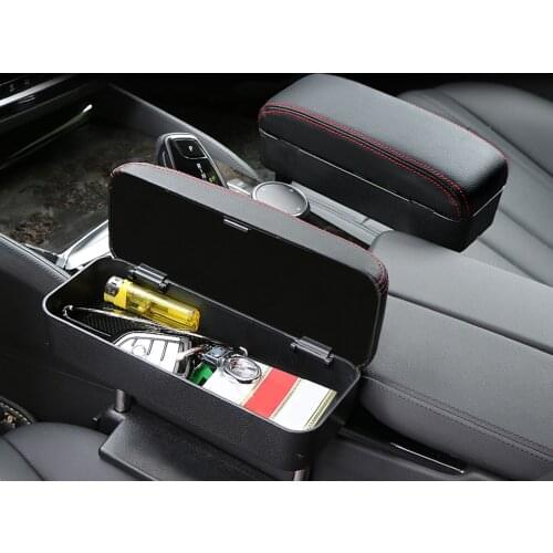 Universal Car Armrest Box Elbow Support Adjustable Car Center Console Arm Rest Car Styling Auto Seat Gap Organizer Storage Box