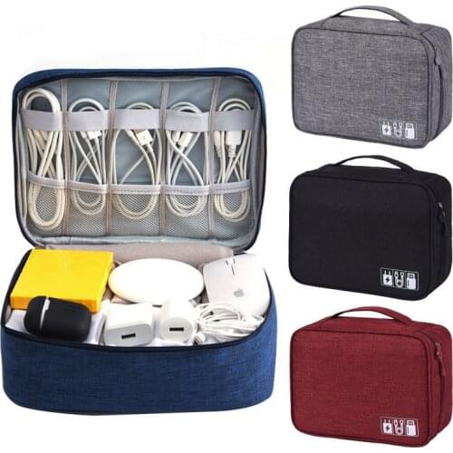 Waterproof Wires Cable Travel Accessories Power Organizer Portable Charger USB Digital Digital Bag Electronic Gadget Storage Bag
