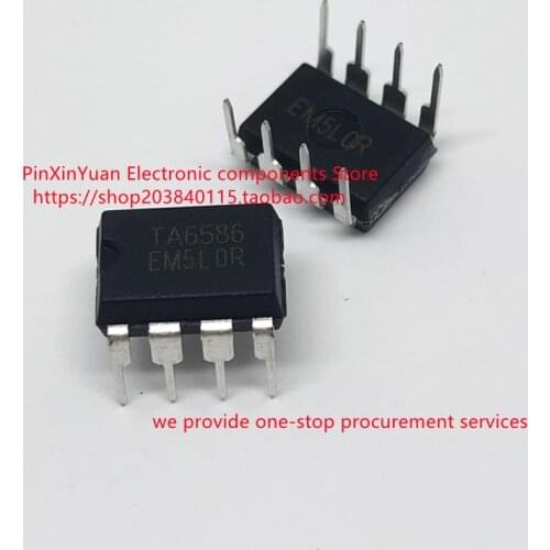 10PCS/LOT New original TA6586 6586 DIP-8 DC bidirectional motor drive chip IC motor drive In stock