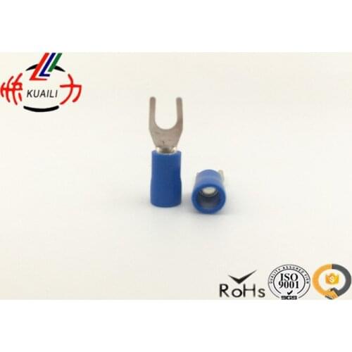 1000PCS Pre-insulated Fork ends TU-JTK SVL 2-6
