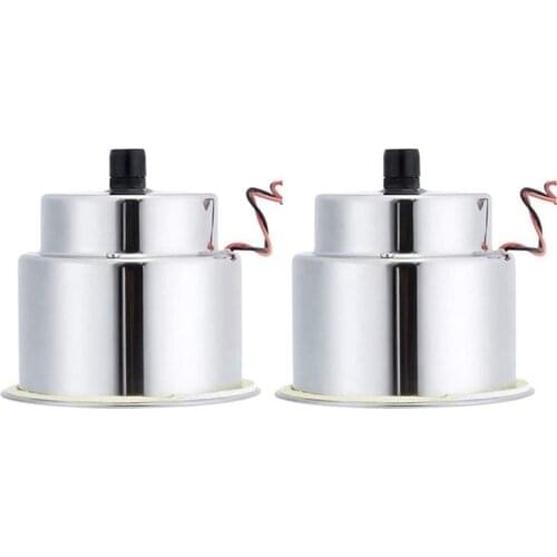 2Pack Recessed Cup Drink Bottle Holder for Boat Stainless Steel Cup Bottle Holder for Rv Camper Car Truck Red Light