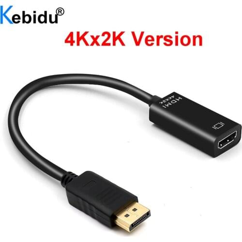 4K*2K / 1080P DP to HDMI-compatible Adapter Display Port Male To Female Cable Converter Adaptor For Projector Display Laptop TV