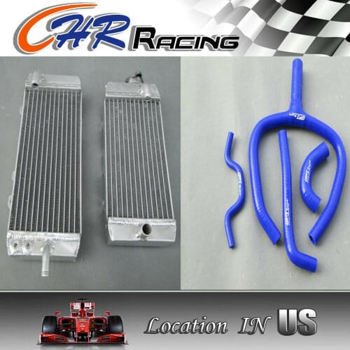 FOR KAWASAKI KXF250 KX250F 2011 2012 2013 2014 15 16 Aluminum radiator+HOSE