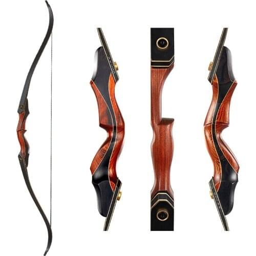 30-50 Pounds American Hunting Recurve Bow. Practical Hunting Bow, Archery Recurve Bow, Fiberglass And Laminated Wood