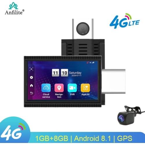 3 inch 4G ADAS Android 8.1 Car DVR GPS navigation FHD 1080P Car Rear view camera G-sensor auto Video Recorder Monitor dash cam