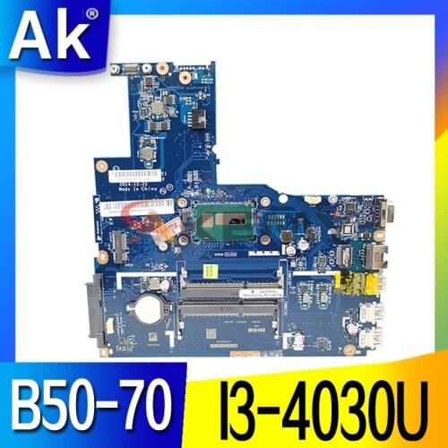 FRU:5B20G46170 For Lenovo B50-70 Laptop Motherboard ZIWB2/ZIWB3/ZIWE1 LA-B092P SR1EN I3-4030U DDR3L 100% Tested
