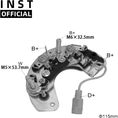 ALTERNATOR GENERATORS RECTIFIER BRIDGE FOR LR571HD 84889 UBB 143 31-9208 131304 RL-01H REC-838 REC831 84201 84422