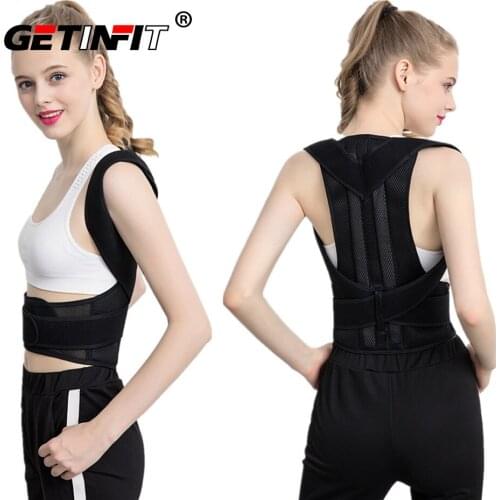 Fashion 1PCS Adjustable Humpback Spine Posture Corrector Protection Back Shoulder Support Posture Correction Therapy Belt