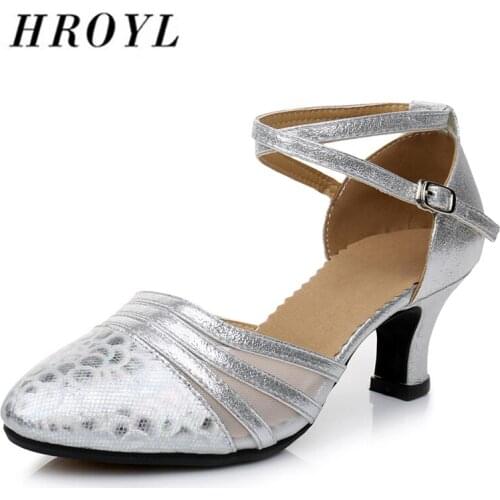 Brand New Latin Dance Shoes Modern Women Ballroom Tango Girls Ladies 3.5/5.5CM Heels With Rubber sole Sequins Cloth Dropshipping