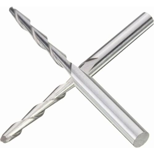 New high-quality 1PC steel silver double-edged cutter carving knife ball end mill non-stick knife without Stere 3.175mm