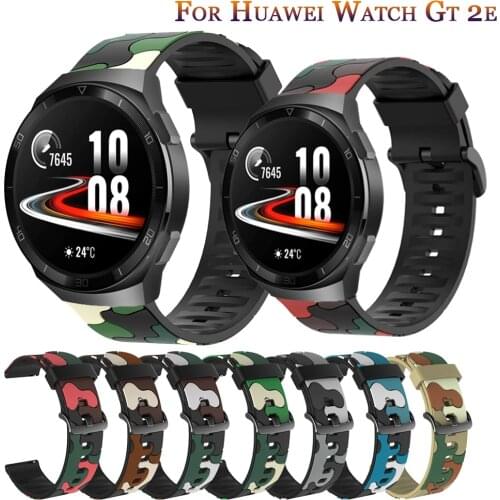22mm Soft silicone Watchband strap For Huawei watch GT 2e Replacement Smart Accessories wriststrap For Huawei Watch GT1 GT2 46MM