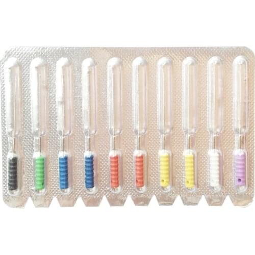 Dental Root Canal Cleaning Smooth Needle Dental Square Broaches 10pcs/pack Barbed Broaches To Remove Debris Dental Instrument