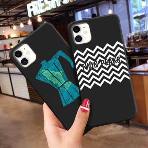 Twin Peaks Fire Walk With Me black TPU soft Silicone Phone Case For Iphone 12mini 7 8 Plus XR XS Max 11Pro 12pro Max SE2020