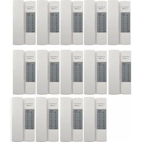 ZHUDELE Home security Interphone 14-way safe audio door phone/intercom system w/t Group/Broadcast calling function+power supply