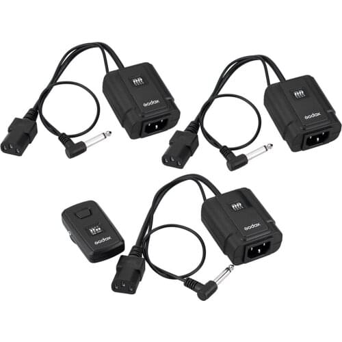 GODOX DM-16 16-Channel Studio Flash Trigger + 2Pcs DMR-16 Wireless Trigger Receiver Compatible with Canon Nikon Olympus