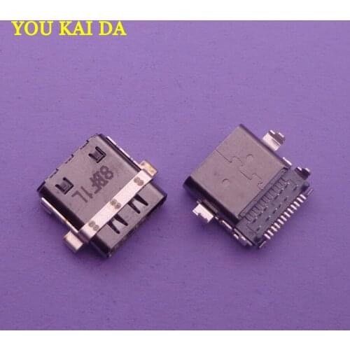 5pcs For Dell XPS 12 9250 Latitude 7275 XPS 15 9575 USB Type-C Charging Jack Port Connector Parts VC4TJ J2MK4 1JX77