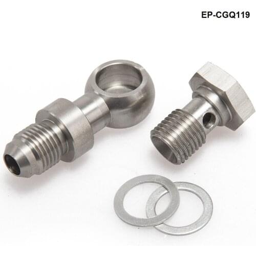 Car Banjo Bolt M14x1.5mm to 6AN -6 Turbo Water Coolant GT25 GT28 GT30 MHI TD05 TD06 EP-CGQ119