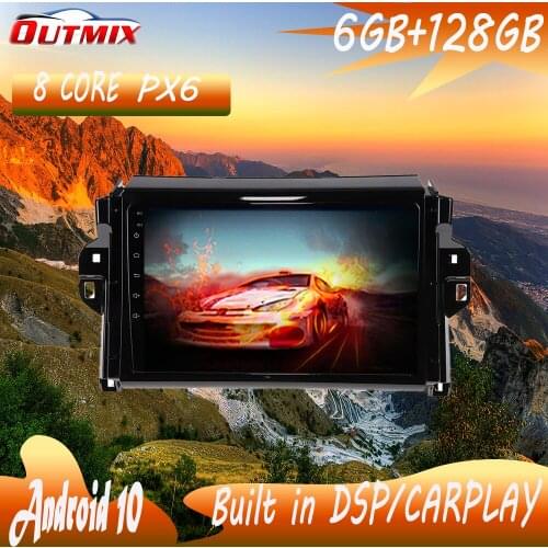 For Toyota Hilux 2015-2018 Android10.0 Car DVD Player GPS Multimedia Auto Radio Car Navigator Stereo Receiver 128GB Carplay Dsp