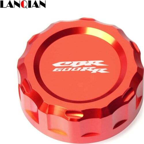 For HONDA CBR600RR CBR600 RR 2003 2004 2005 2006 2007 2008 2009-18 Motorcycle CNC Aluminum Rear Brake Fluid Reservoir Cover Cap