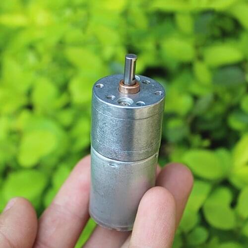 25mm DC 3V 5V 6V 120RPM Slow Speed Micro Full Metal Electric Gear box Gear Reducer Moto For Car Robot