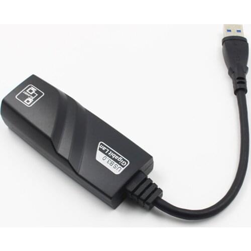 1PC External USB 3.0 Gigabit Ethernet Adapter USB To RJ45 Lan Network Card LAN Adapter For Windows 10/8/7/XP Laptop PC Computer