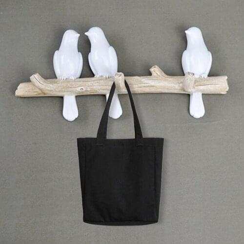 European Wall Resin Birds Wall Hanging Pigeon Crafts Decoration Home Livingroom Sofa Background 3D Wall Sticker Mural Ornaments