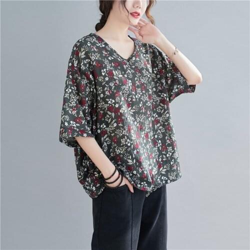 Oversized Tops 2021 New Arrival Cotton Linen Thin Soft Cozy Loose Summer T Shirts Women Casual T-shirts Vintage Tees Shirts
