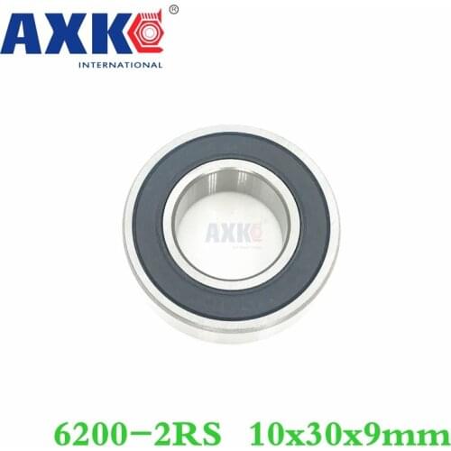 Axk Free Shipping 1pcs 6200-2rs 10x30x9mm Hybrid Ceramic Si3n4 Ball Bearings/bike Bearings 6200 Rs
