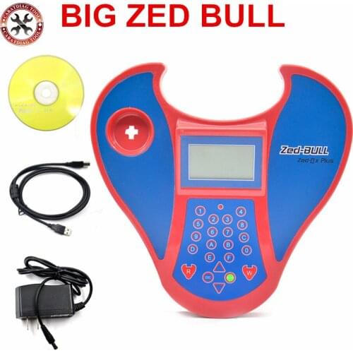 2018 Hot Selling Auto Key Programmer big Zed Bull Transponder Clone Key Zed-Bull With Multi-Language Free Shipping