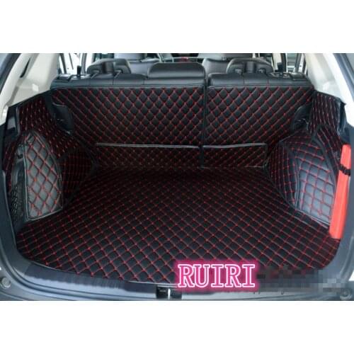 Good quality! Special car trunk mats for Honda CR-V 2016-2012 waterproof boot carpets cargo liner mat for CRV 2013,Free shipping
