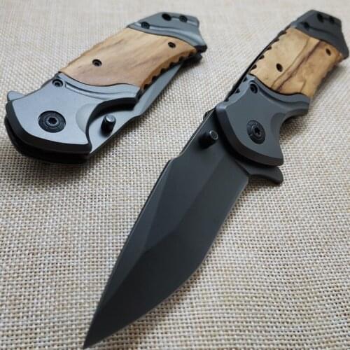 Damascus Steel Folding Pocket Knife Survival Tactical Knife Outdoor Camping Hiking Combat Hunting Knives For Self-defense Tool