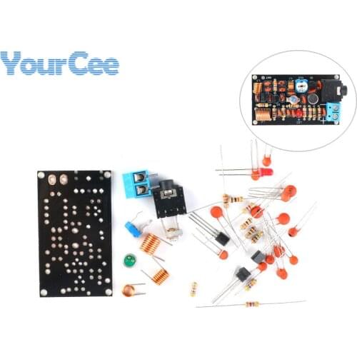 FM Wireless Microphone Module Kit FM Frequency Radio Transmitter Electronic Training Kit DIY 1.5-9V 85-115MHZ