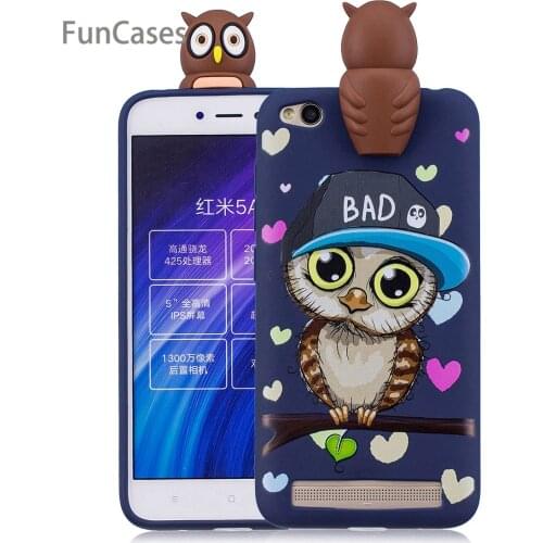 Handsome Owl Phone Case sFor Etui Redmi 5A Soft TPU Phone Case Telefon Vintage Cep Telefonu Case For Xiaomi Redmi 5A Accesories