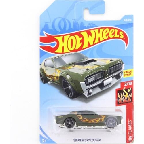 2019 Hot Wheels Ford 68 MERCURY COUGAR100% Original 1:64 Mini Alloy Cars Toys For Children Collectible Model