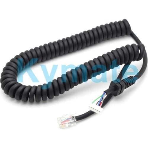 Mic Cable Cord Wire for Yaesu MH-48A6J MH-42B6J Microphone for FT-7800/8800 FT-8900R Car Radio Speaker CABLE