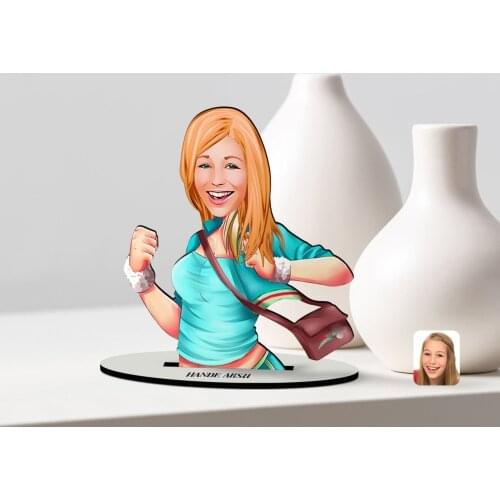 Personalized Women 'S Caricature Of Wooden Trinket Model-52 Reliable Modern Simple Gift Special Design Good Quality Surprise dear