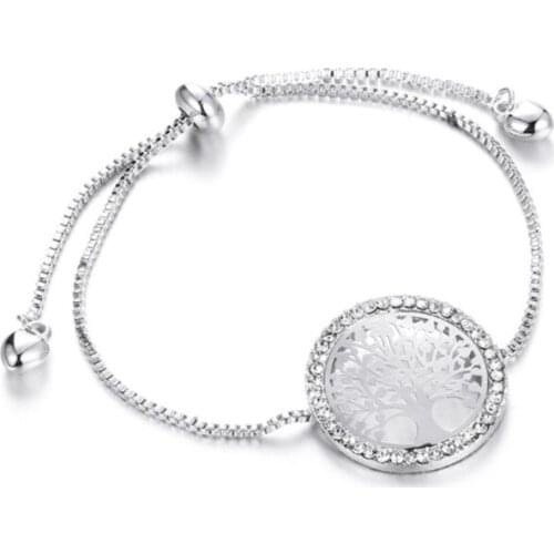 Tree of Life Charm Statement Bracelet For Women Wrist Trendy Adjustable Chain Bracelets Woman Party Jewelry