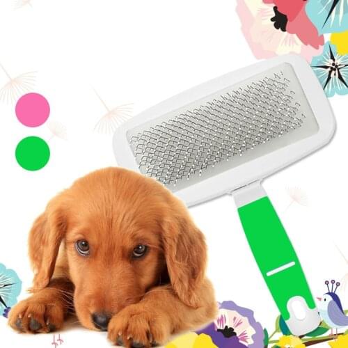 Pet Supplies Dog Grooming Rake Comb Stainless Steel Needle Comb For Dog Cat Brush Beauty Tool Pet Hair Removal Brush Brosse Chat